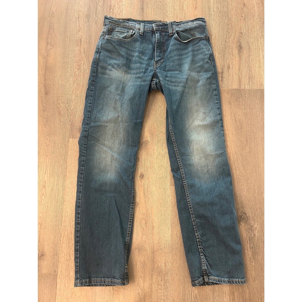 Levis 559 Relaxed Straight Leg Jeans Mens 34x32 Medium Wash Blue 00559-0340 - Picture 2 of 12